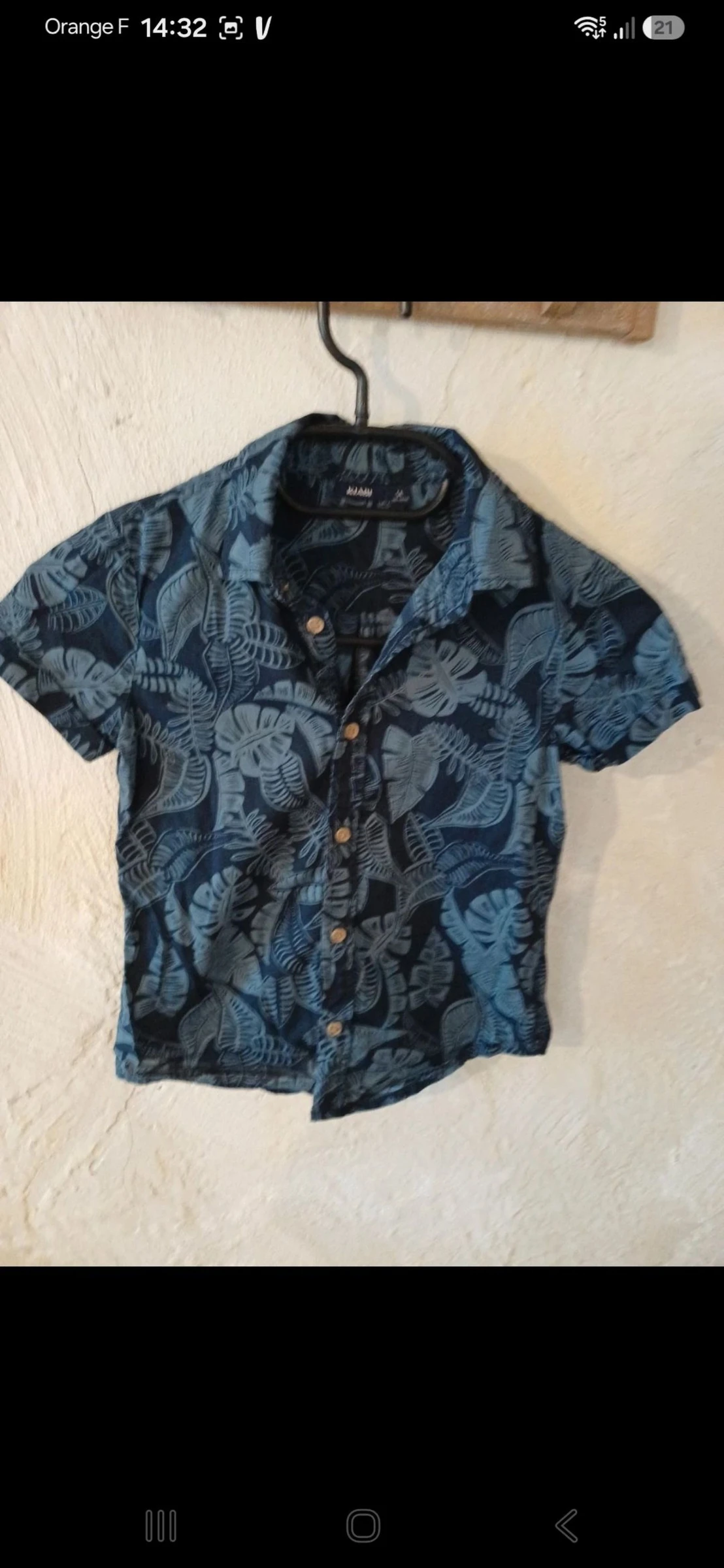 Chemise garçon taille 5 ans